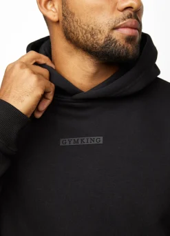 Sweatshirts & Hoodies<Gym King Box Logo Hood Black