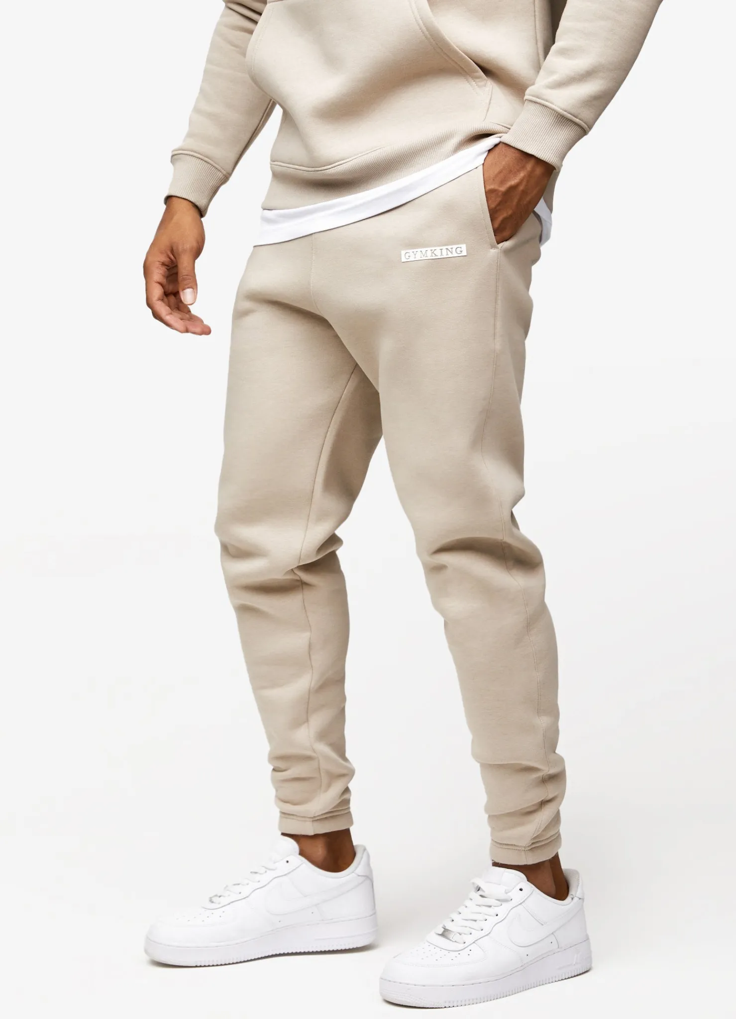 Tracksuit Bottoms<Gym King Box Logo Jogger Sandstone