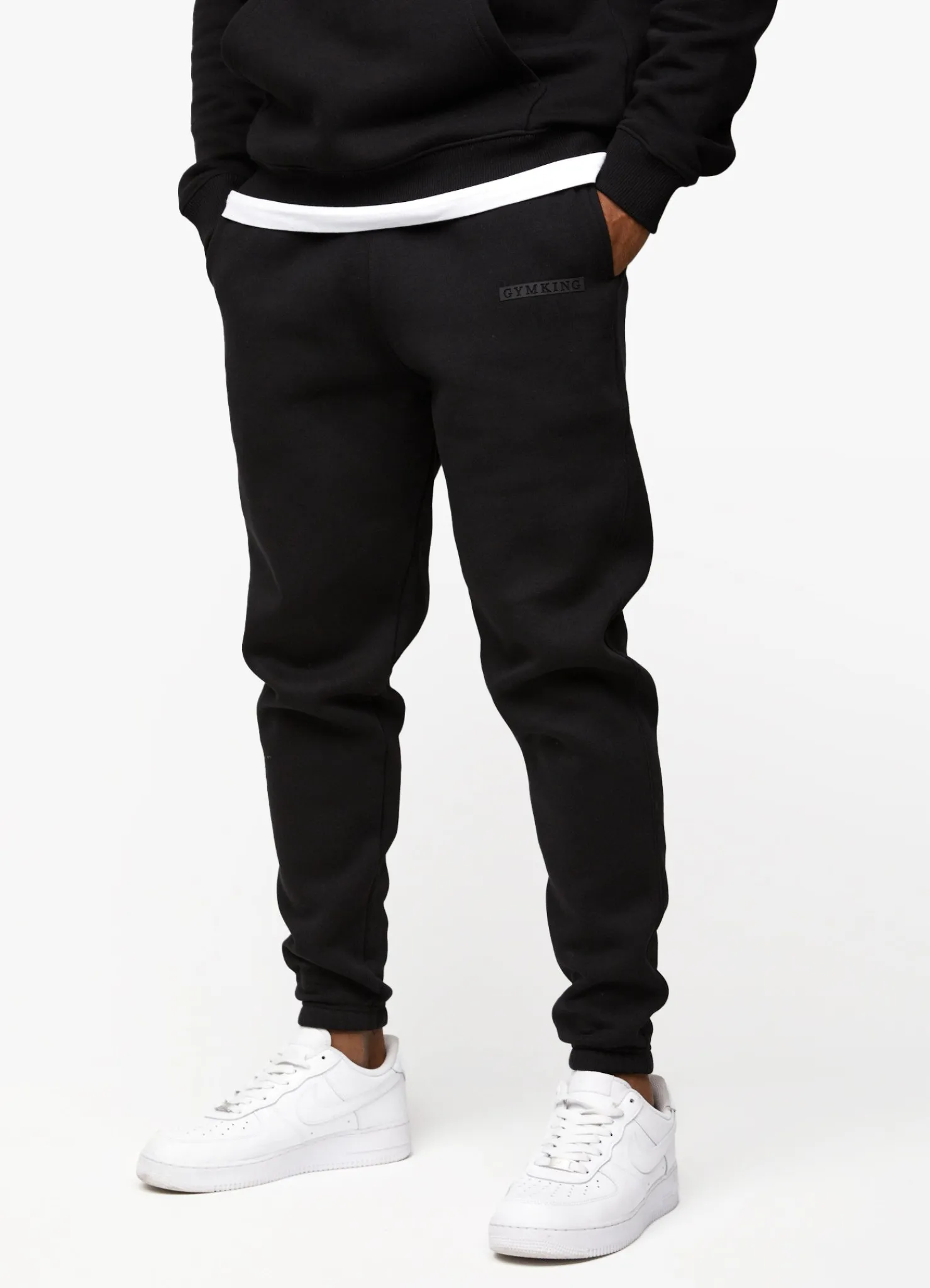 Tracksuit Bottoms<Gym King Box Logo Jogger Black