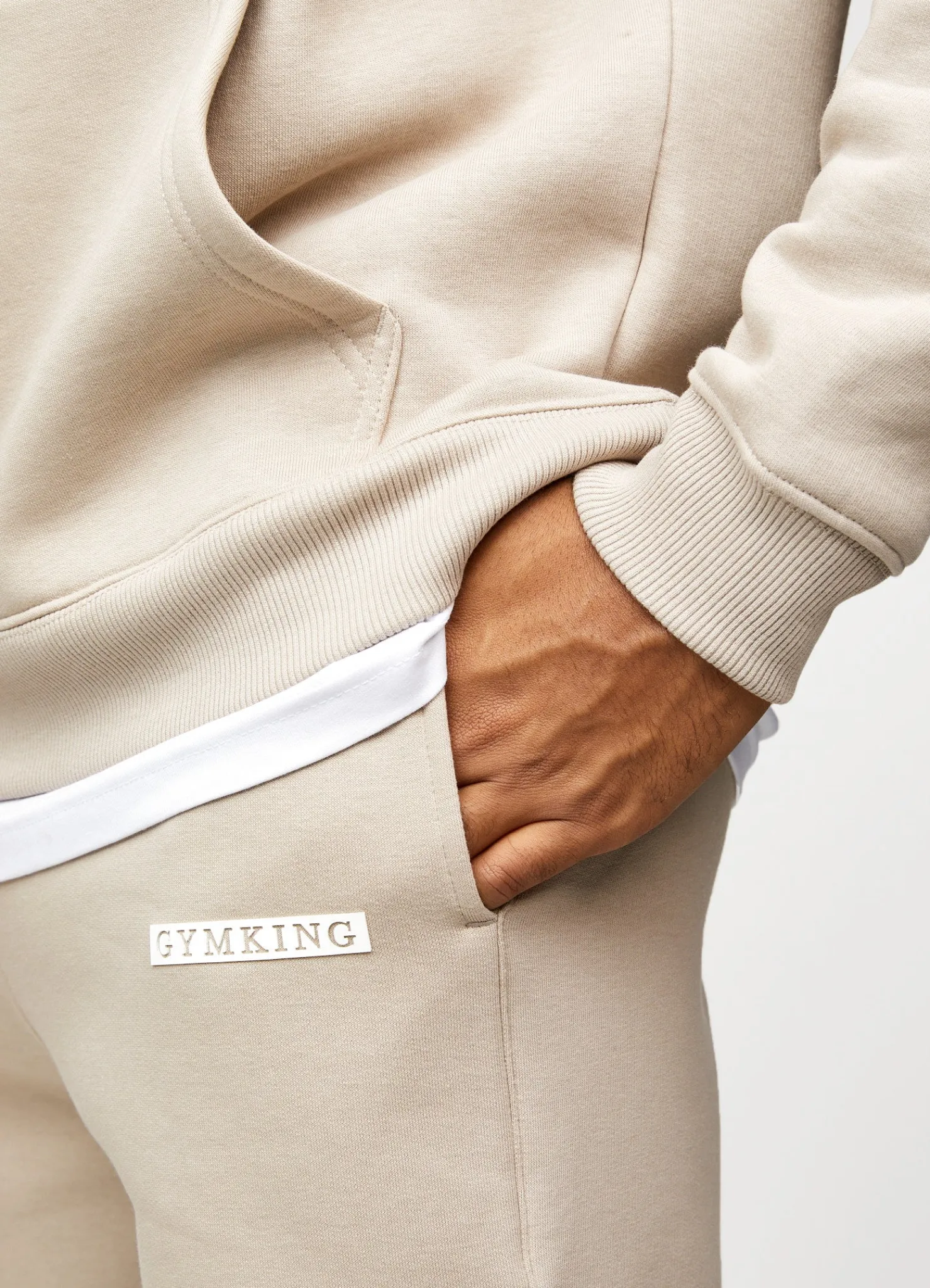 Tracksuit Bottoms<Gym King Box Logo Jogger Sandstone