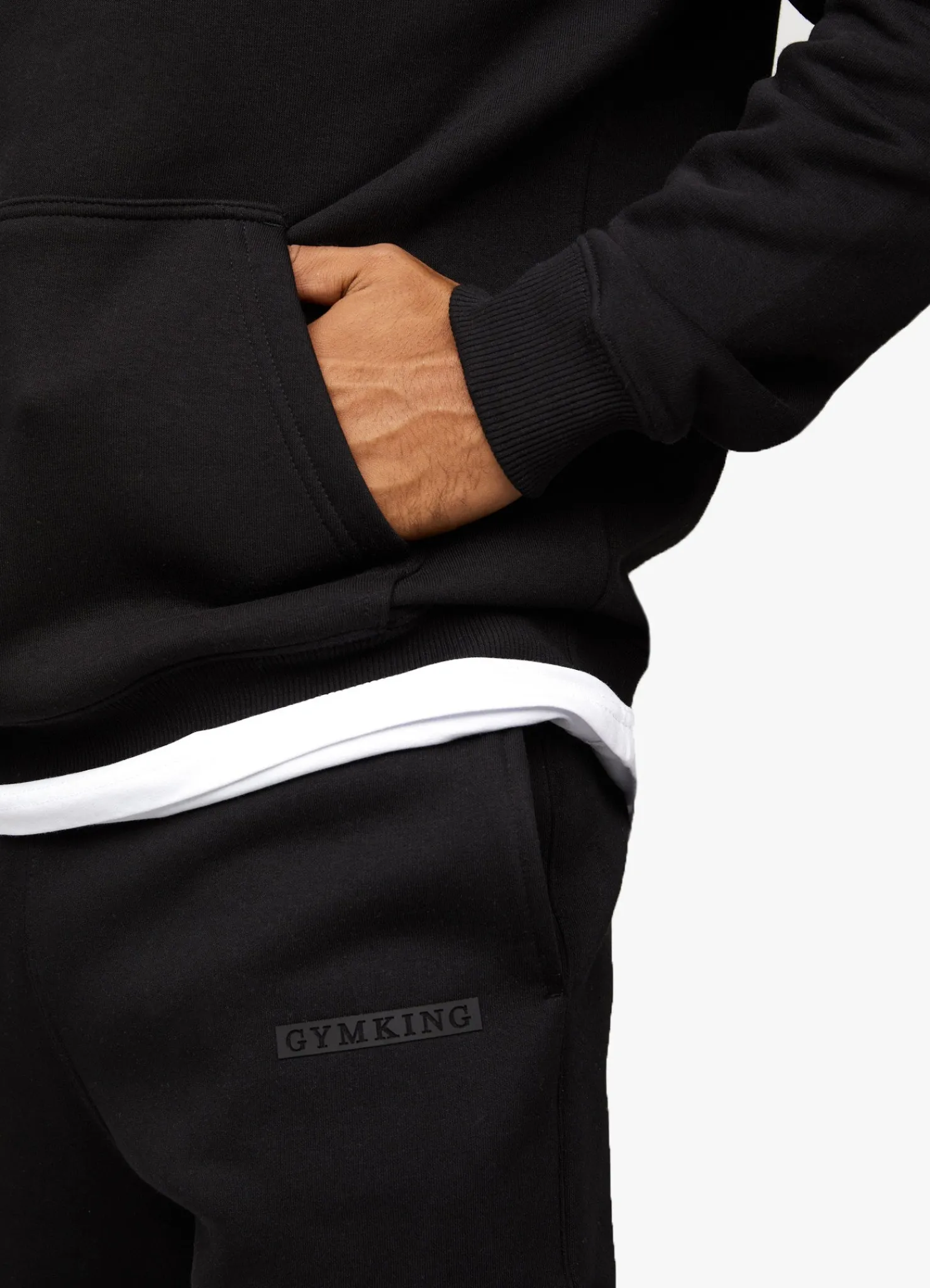 Tracksuit Bottoms<Gym King Box Logo Jogger Black