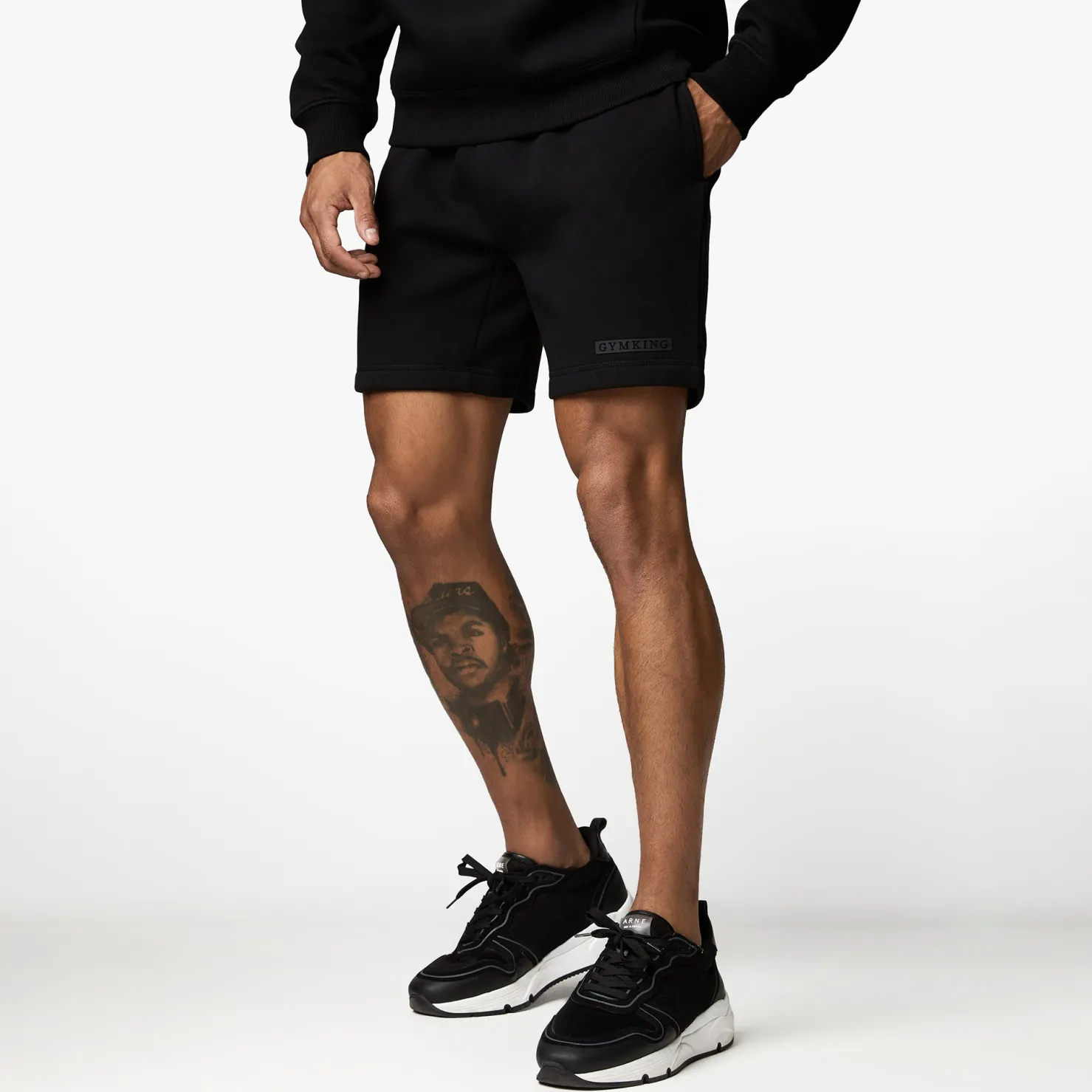 Shorts<Gym King Box Logo Short Black