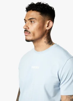 T-Shirts<Gym King Box Logo Tee Ashley Blue