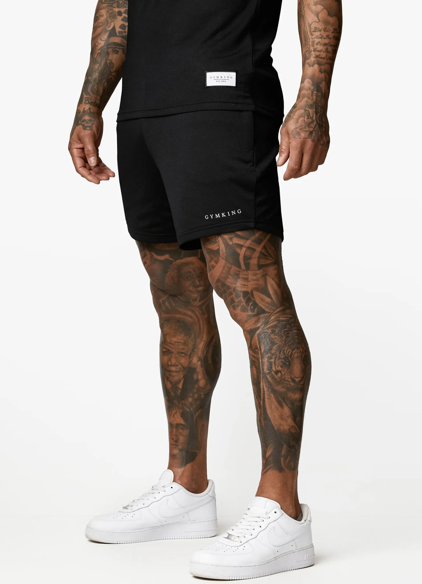 Twin Sets<Gym King Brooklyn Mesh Short Black