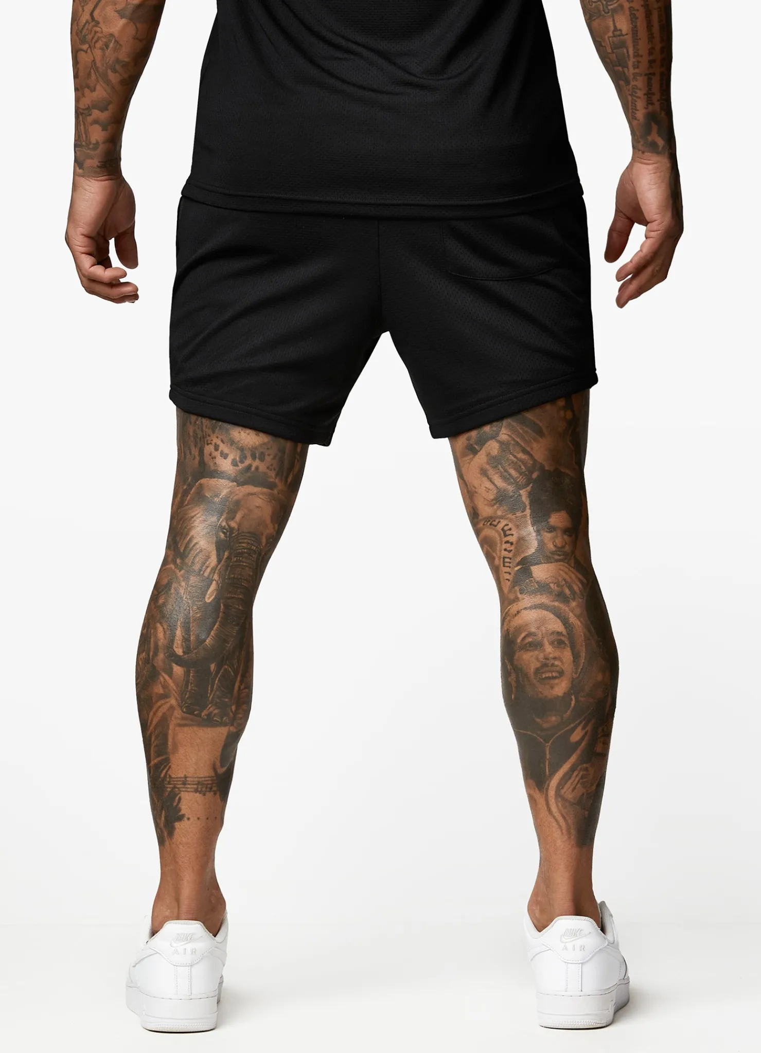 Twin Sets<Gym King Brooklyn Mesh Short Black