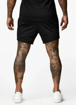 Shorts<Gym King Brooklyn Mesh Short Black