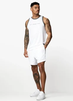Shorts<Gym King Brooklyn Mesh Short White