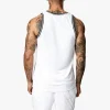 Vests<Gym King Brooklyn Mesh Vest White