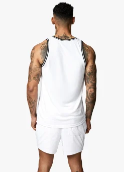 Twin Sets<Gym King Brooklyn Mesh Vest White