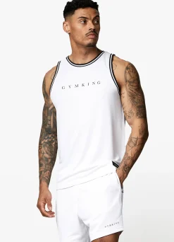 Twin Sets<Gym King Brooklyn Mesh Vest White