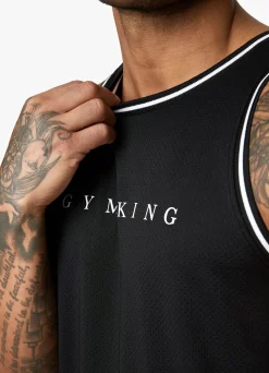 Twin Sets<Gym King Brooklyn Mesh Vest Black