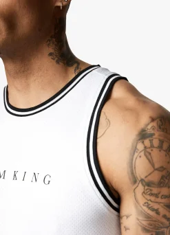 Twin Sets<Gym King Brooklyn Mesh Vest White
