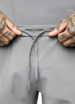 Shorts<Gym King Contrast Flex Short Fossil Grey