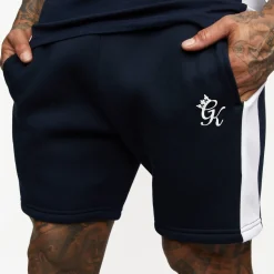 Shorts<Gym King Contrast Panel Short Navy/White