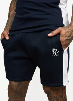 Shorts<Gym King Contrast Panel Short Navy/White