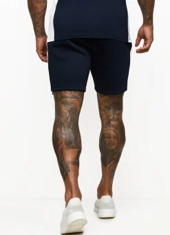 Twin Sets<Gym King Contrast Panel Short Navy/White