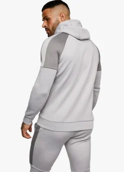 Tracksuit Tops<Gym King Core + Poly Full Zip Shadow Grey