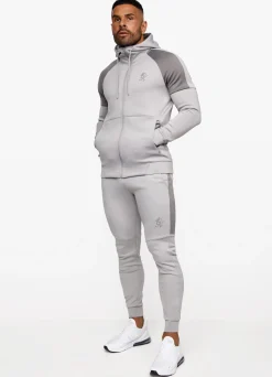 Tracksuit Tops<Gym King Core + Poly Full Zip Shadow Grey