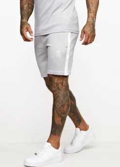Twin Sets<Gym King Core Plus Poly Short Grey Marl/White