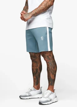 Shorts<Gym King Core Plus Poly Short Smoke Blue/White