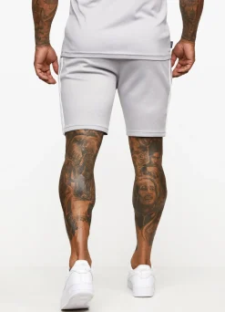Twin Sets<Gym King Core Plus Poly Short Grey Marl/White