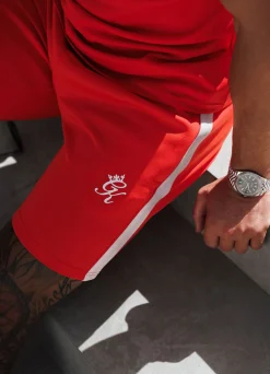 Shorts<Gym King Core Plus Poly Short Chilli Red
