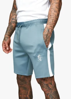 Shorts<Gym King Core Plus Poly Short Smoke Blue/White