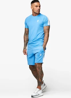 Shorts<Gym King Core Plus Poly Short Azure Blue