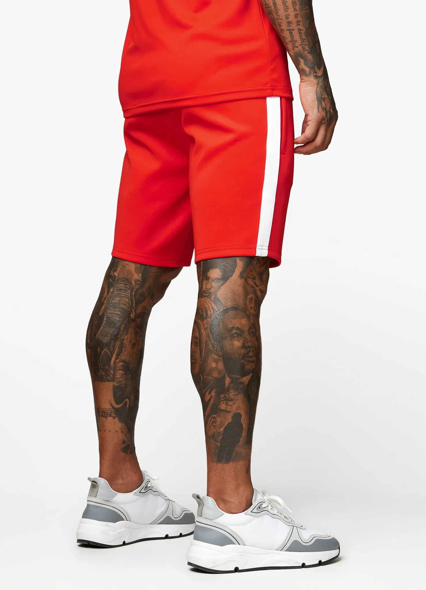 Shorts<Gym King Core Plus Poly Short Chilli Red