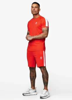 Shorts<Gym King Core Plus Poly Short Chilli Red
