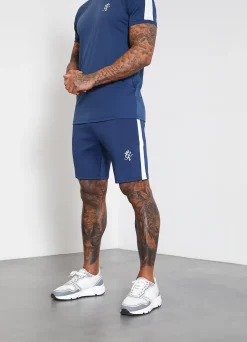 Twin Sets<Gym King Core Plus Poly Short Moonlight Blue