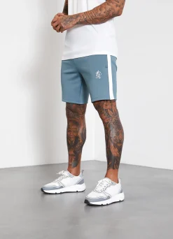 Shorts<Gym King Core Plus Poly Short Smoke Blue/White