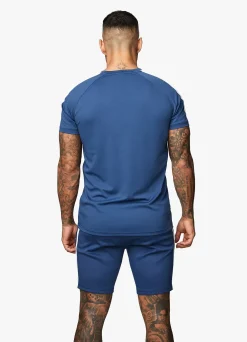 T-Shirts<Gym King Core Plus Poly Tee Moonlight Blue