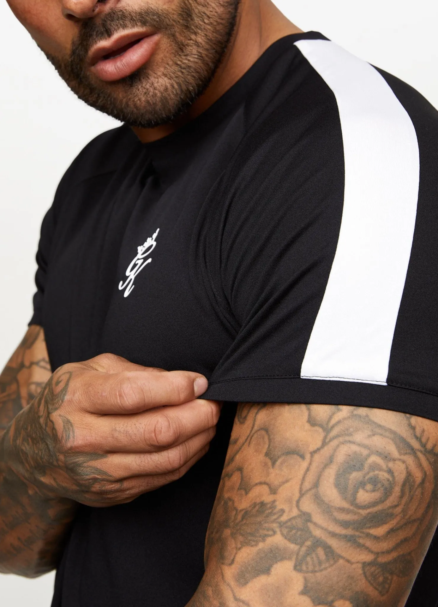 T-Shirts<Gym King Core Plus Poly Tee Black