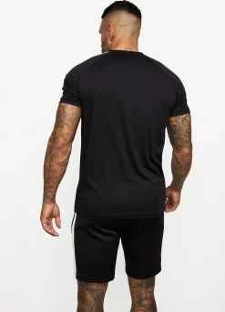 T-Shirts<Gym King Core Plus Poly Tee Black