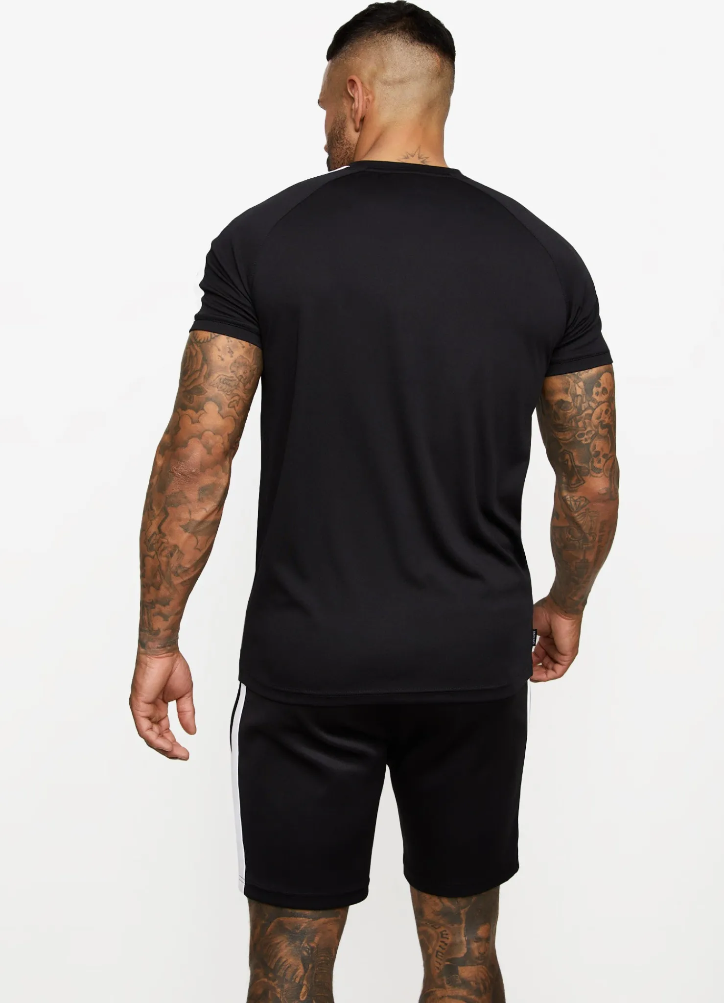 T-Shirts<Gym King Core Plus Poly Tee Black