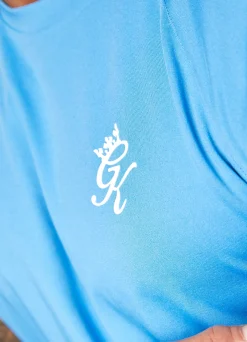 Twin Sets<Gym King Core Plus Poly Tee Azure Blue