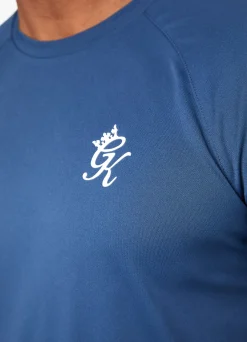 Twin Sets<Gym King Core Plus Poly Tee Moonlight Blue