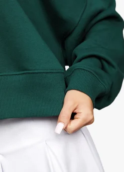 Sweatshirts<Gym King Court Luxe Crew Bottle Green