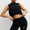 Gymwear<Gym King Crop Vest Black