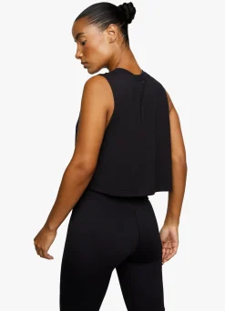 Gymwear<Gym King Crop Vest Black