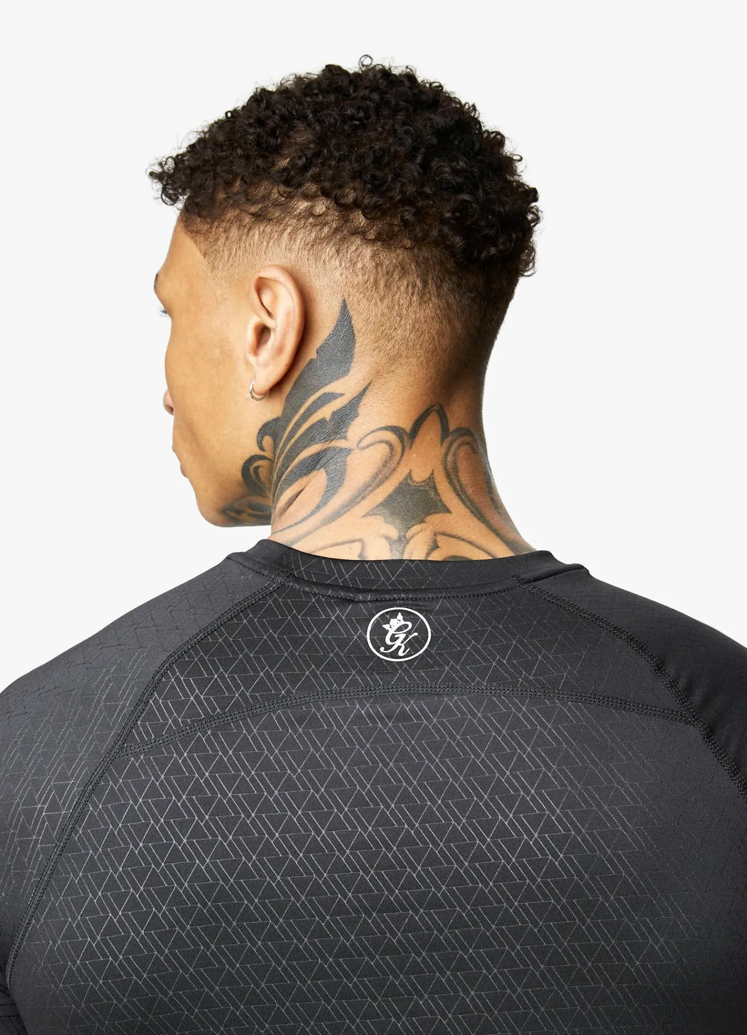 T-Shirts<Gym King Debossed Energy Tee Black