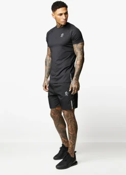 Gymwear<Gym King Debossed Energy Tee Black
