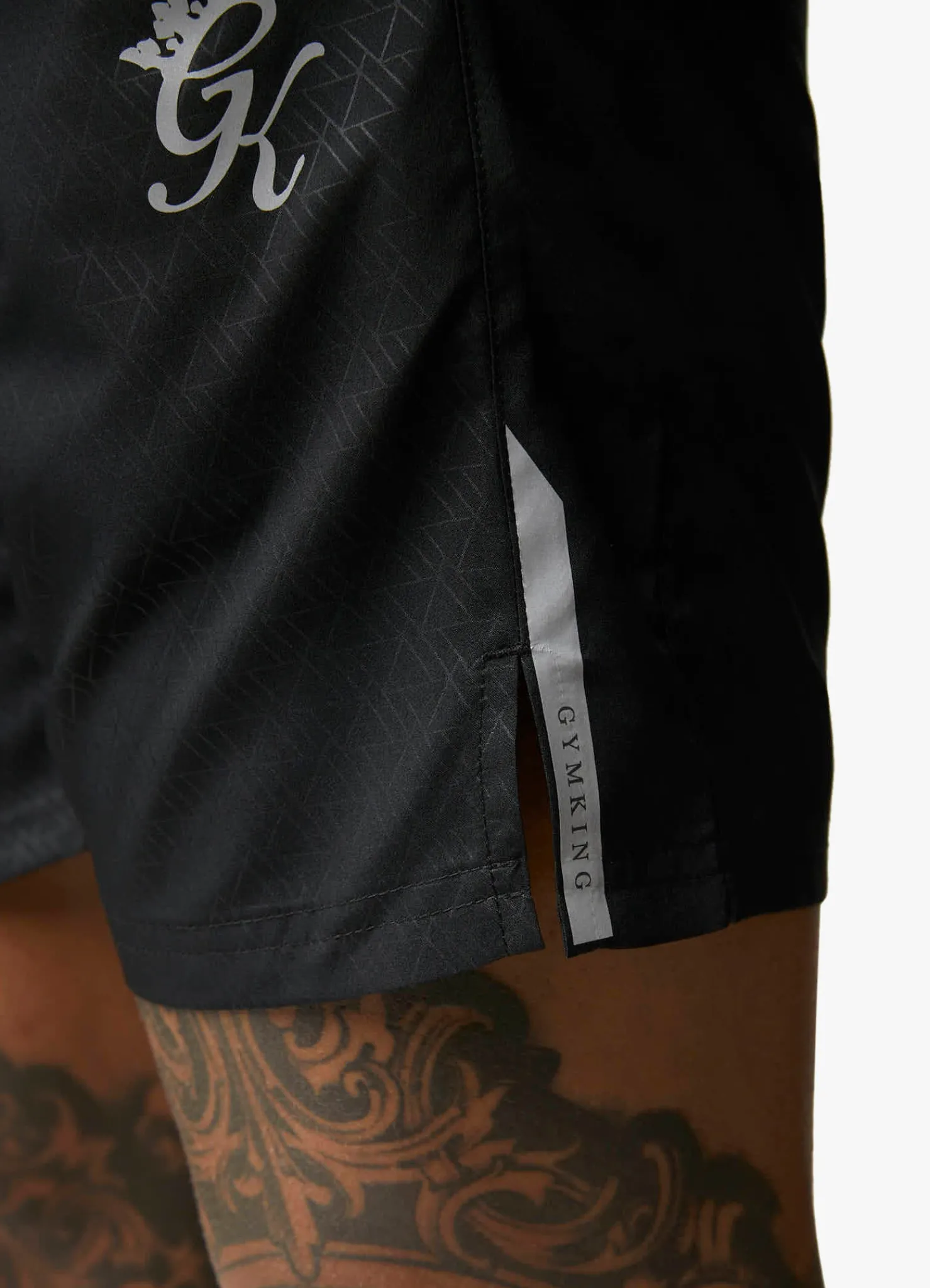 Shorts<Gym King Debossed Victory Short 6.5" Black