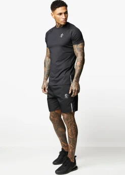 Gymwear<Gym King Debossed Victory Short 6.5" Black