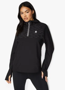 Gymwear<Gym King Deflect Overhead Jacket Black