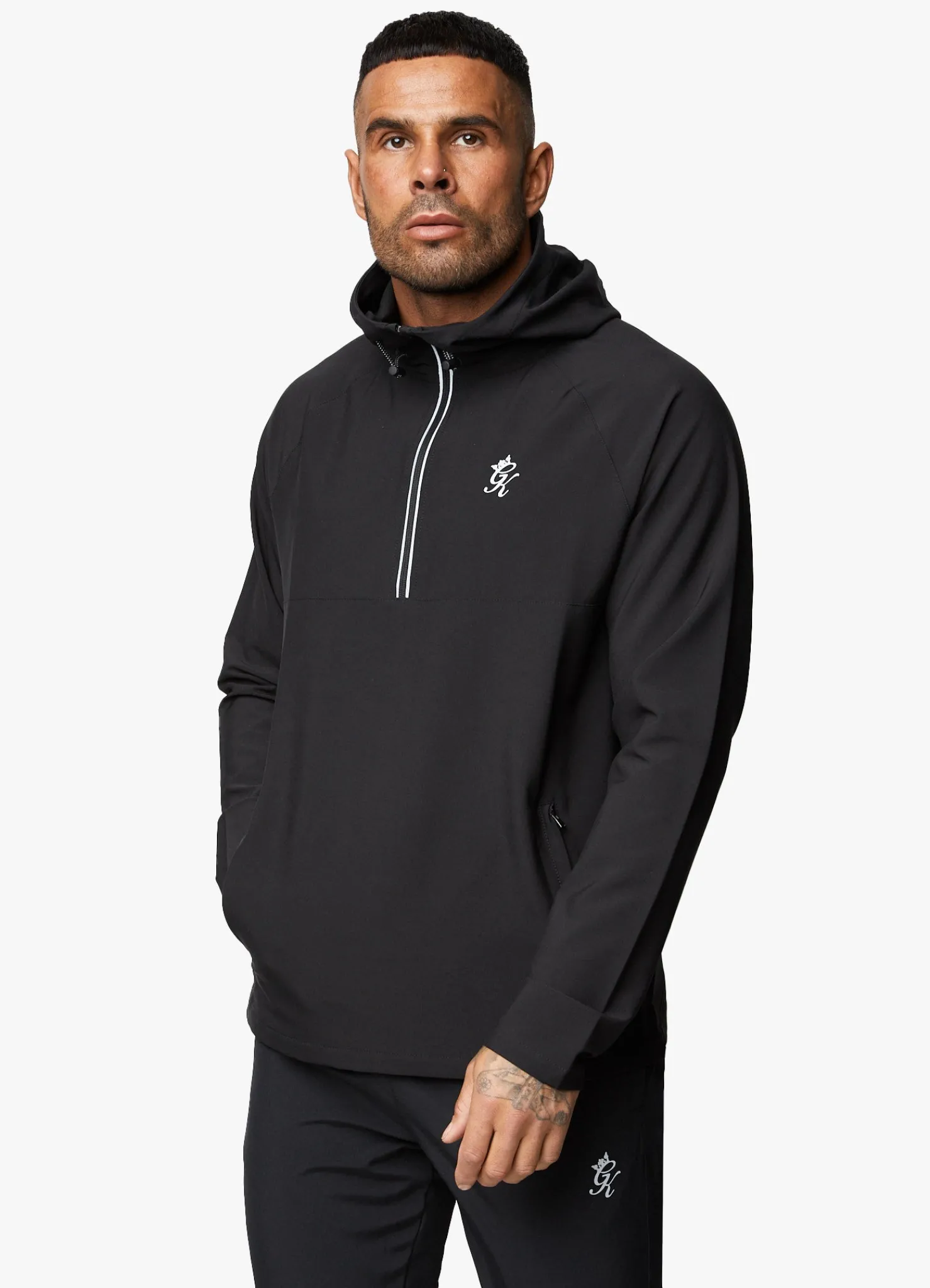 Tracksuits<Gym King Deflect Overhead Tracksuit Black