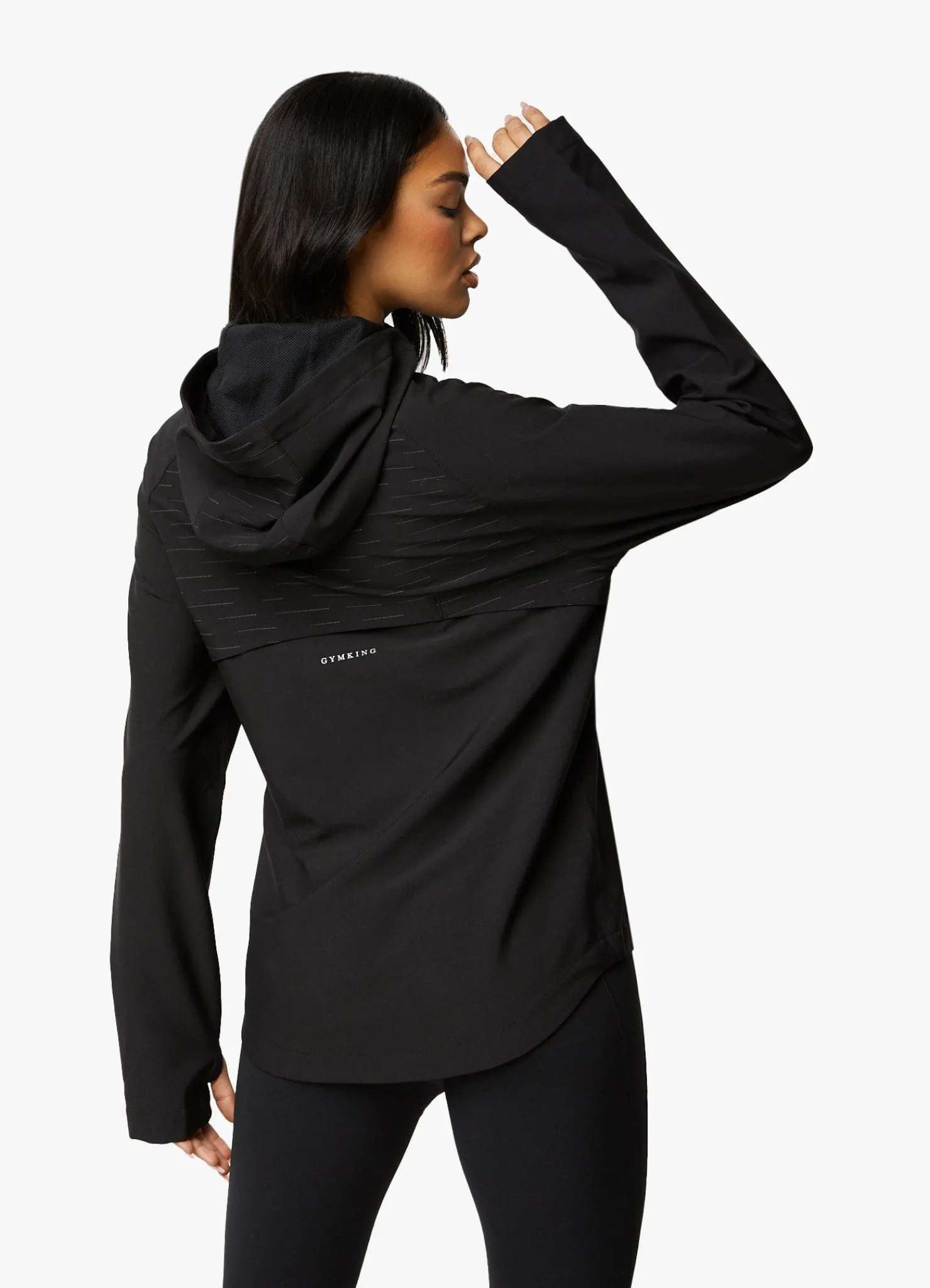 Gymwear<Gym King Deflect Overhead Jacket Black