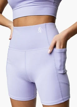 Shorts<Gym King Dominate 5 Inch Short Lilac Orchid