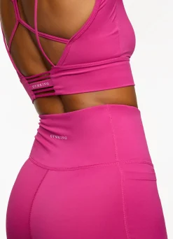 Shorts<Gym King Dominate 5 Inch Short Fuschia